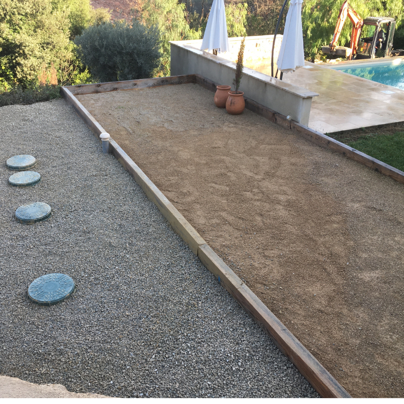 Aménagement extérieur, jardin, terrassement